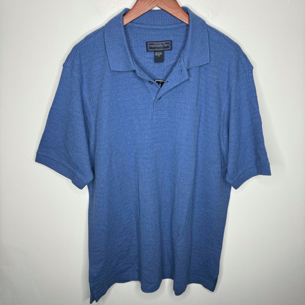 Susquehanna Trail Outfitters Short Sleeve Polo 100% Cotton Size‎ L